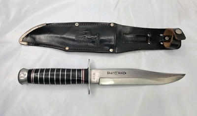 Vintage PIC Sheriff Knife Solingen Germany Mint