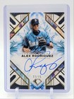 ALEX RODRIGUEZ 2025 TOPPS DIAMOND ICONS AUTOGRAPH BLUE AUTO /15 Q4078