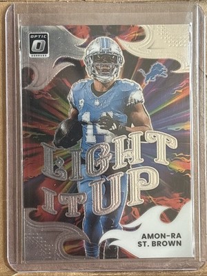 2025 Optic Amon-Ra St. Brown Light It Up Insert No. 15