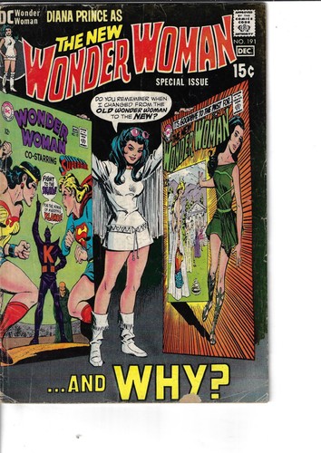 Wonder Woman 191 Detour 2 VG- 1970 Glossy