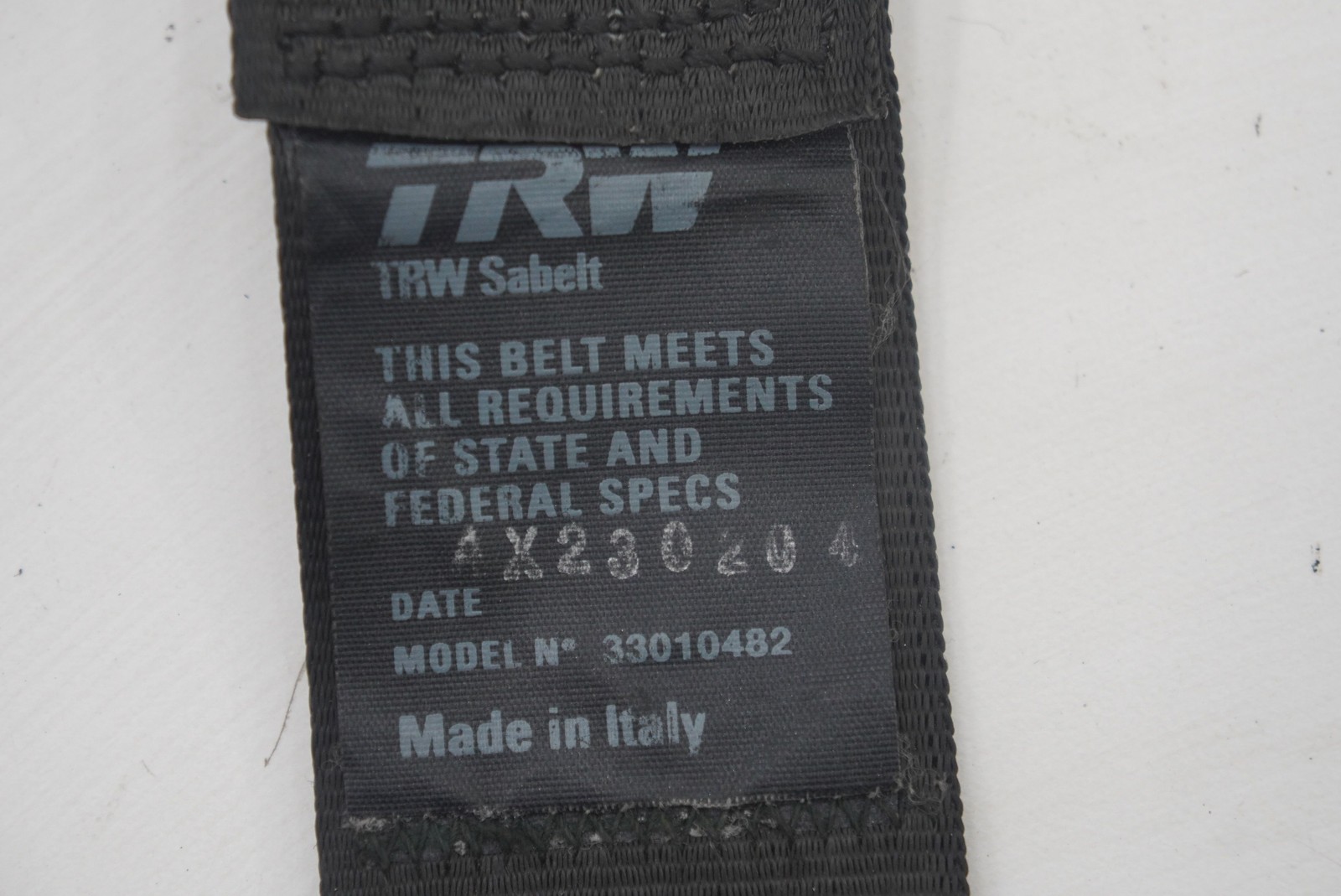 Front Right Passenger Seat Belt Retractor Black 65802400 Ferrari 360 Modena 2004