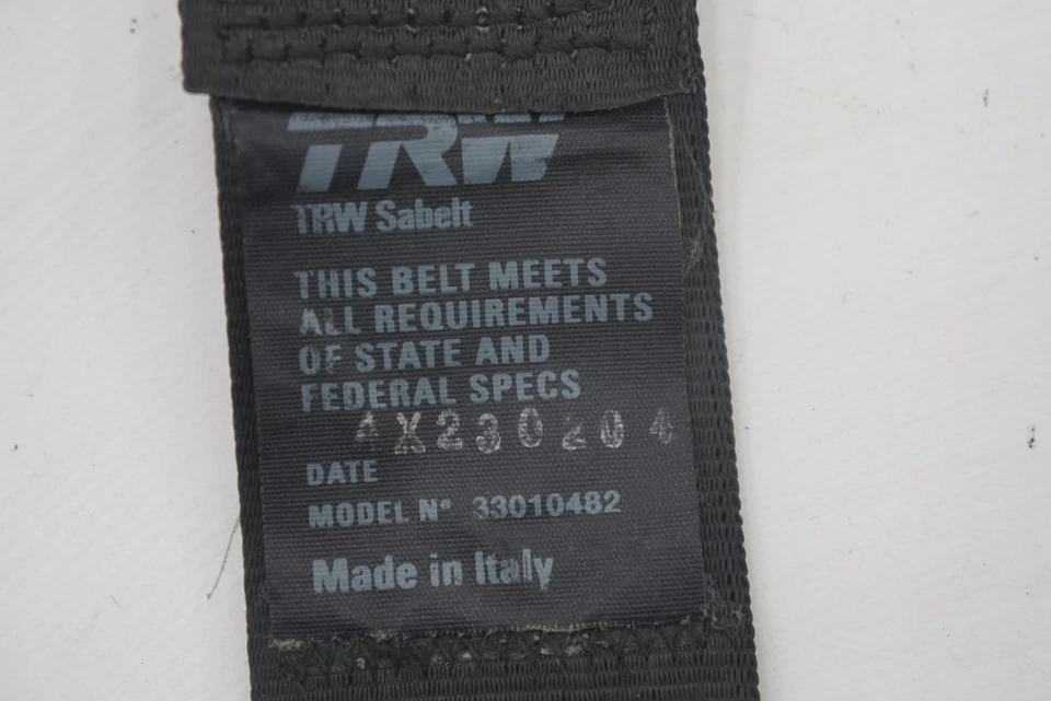 Cinturón de seguridad pasajero delantero derecho retractor negro 65802400 Ferrari 360 Modena 2004 Foto 4 de 4