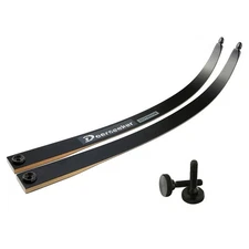 Takedown Recurve Limbs Bow Limb Replacements with 2pack Hand-Screw Limb Bolts...