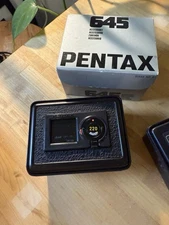 Pentax 645 220 Film Back Holder (MINT) - 120 Conversion possible