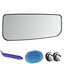 EAP Passenger Side Mirror Glass Compatible with Ford F150 2015-2025, F250 F35...