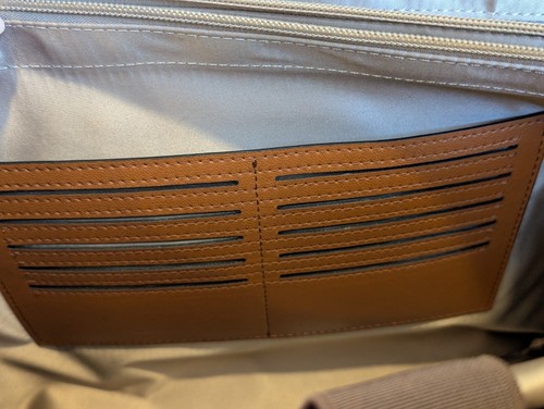 BOSTANTEN Logo Leather Briefcase for Unisex 15.6 inch Laptop Bag Business NWT - Picture 12 of 16
