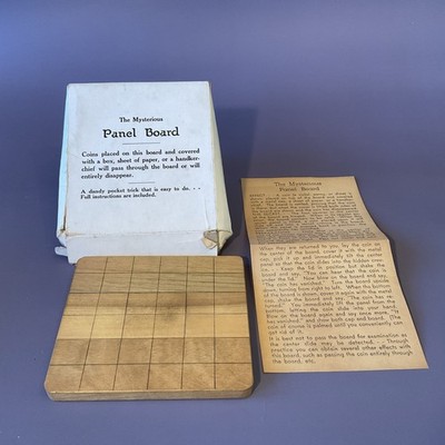 The Mysterious Panel Board Magic Trick 1940 s Occupied Japan