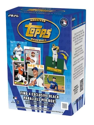 SJAY2K TRADING CARDS 2025 Topps Archives Baseball Blaster Value Box