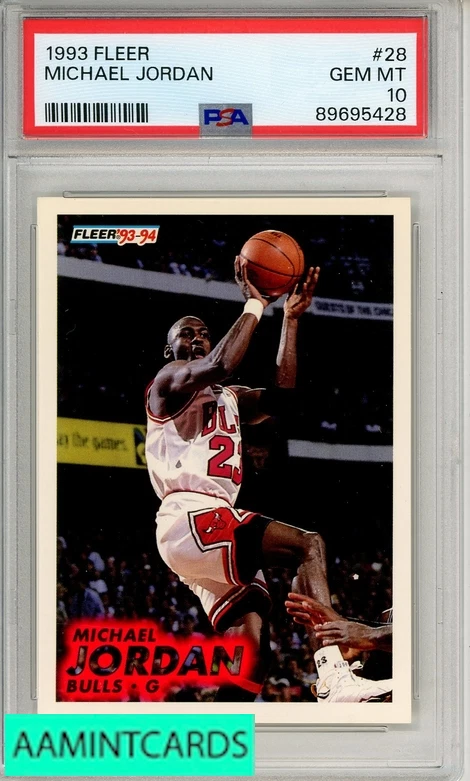 Michael Jordan PSA 10 Graded Basketball Trading Cards for sale | eBay