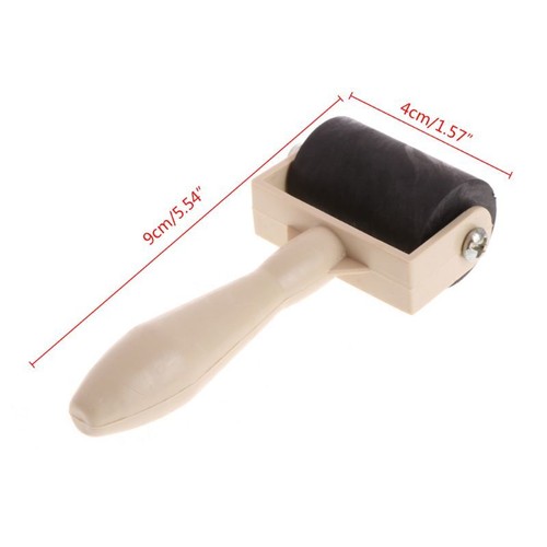 3.5cm Heavy Duty Hard Rubber Roller Printing Screen Plastic Frame Craft Tool - Picture 8 of 8