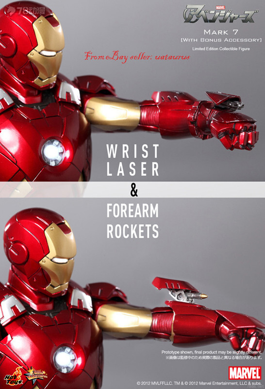 Perfect Hot Toys 1/6 Mms185 Avengers Iron Man Mk7 Deluxe Edition