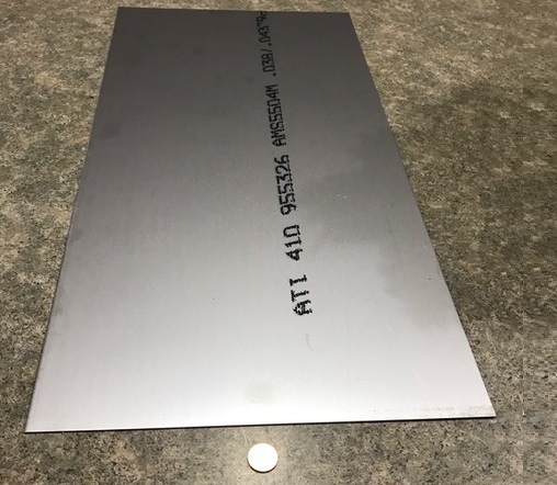 410 Stainless Steel Sheet, .050\