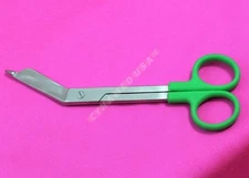 New Premium Grade 1 Pcs Lister Bandage Nurse Scissors 7.25"  Blue Color Handle