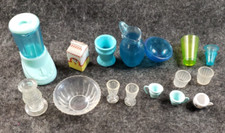 Barbie Doll House Diorama Accessories Smoothie Blender Drinks Cups...... DS3D3