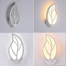 APPLIQUE LED LAMPADA DA PARETE A FORMA DI FOGLIA DA INTERNO DESIGN MODERNO 7W