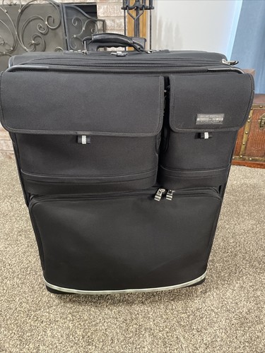 Polo Sport Ralph Lauren Luggage Large 2 Wheel Rolling Bag 30”x21” Black
