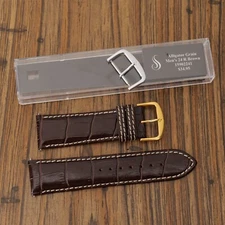 24mm Stuller Alligator Grain Leather 24R Brown 15902241 New Old Stock Watch Band