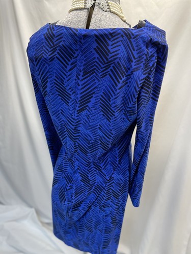 NEW Chaps By Ralph Lauren Dress Size L NEW Slimming Gorgeous Cinch Waist $100 - Picture 14 of 22
