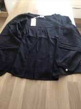 White Label The White Company Ladies Boohoo Jersey Lace Insert Top Size 10