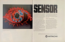 Hitachi Electronic Sensor Technology Vintage 1984 Magazine Ad