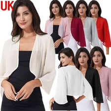 Summer Women's Chiffon Sun UV Protection Blouses Arm Sleeve Shawls Top Cape UK