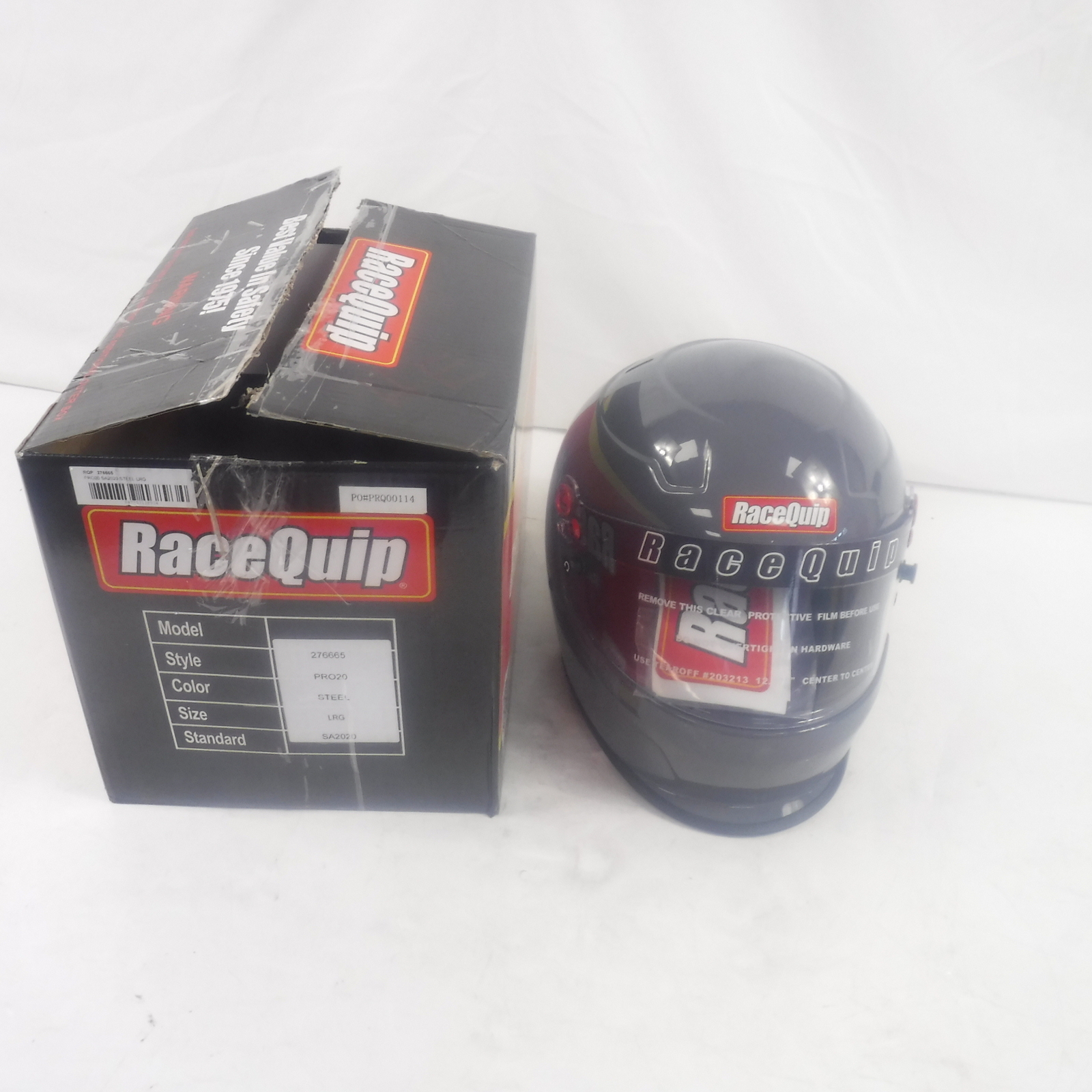 RaceQuip+Helmet+Pro20+Steel+Large+Sa2020+PN+276665 for sale online eBay