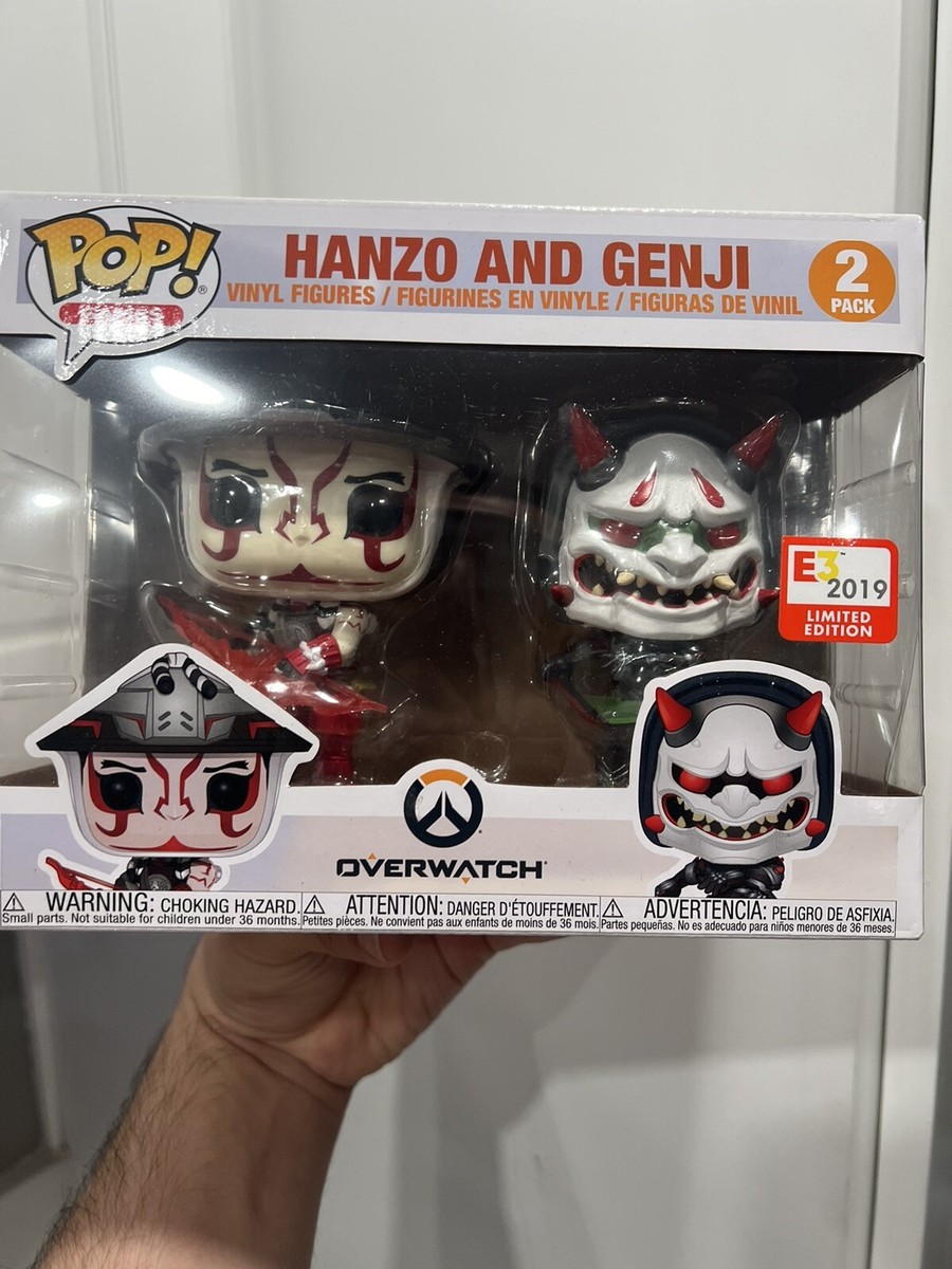 Funko POP! オーバーウォッチ ハンゾー ゲンジ 限定版 Amazon.com: Pop Funko Hanzo and Genji 2-Pack E3 2019 Limited