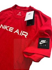 Image of Nike Air HBR Sportswear Mens Size XS, S T-Shirt Tee Top NSW 1 Max RED Summer
