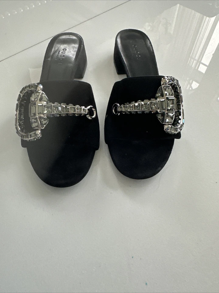 Gucci swarovski sandals Size6 In A Half - Image 4 of 4