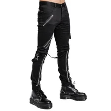 Men Gothic Bondage Pant Rock Hard Trouser  Pant