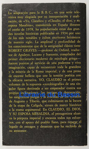 Claudio, el Dios, y su Esposa Mesalina Robert Graves 1979 - Imagen 2 de 3
