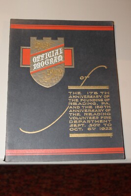 AS FOUND, SOUVENIR PROGRAM 175TH ANNIVERSARY OF THE FOUNDING OF READING, PA.