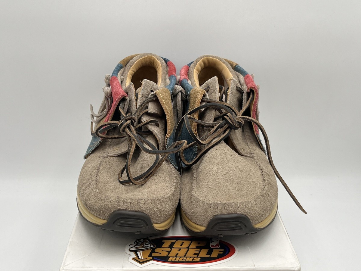 Visvim FBT Shaman Folk Blue Red Patchwork Size 10 Used Rare Visvim FBT Shaman Folk Blue Red Patchwork Size 10 Used Rare