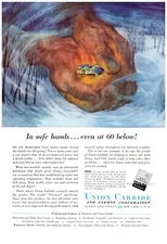 Eveready Prestone First All Winter Antifreeze Union Carbide Print Ad 1949
