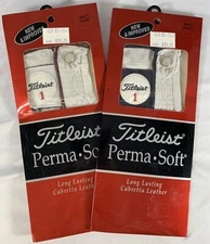 Vintage Titleist Perma-Soft Golf Gloves Men's Left Size Small NOS Lot Of 2