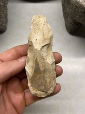 MLC s4107 Flint Celt Spade Knife Blade Arrowhead Monroe Co Illinois Artifact