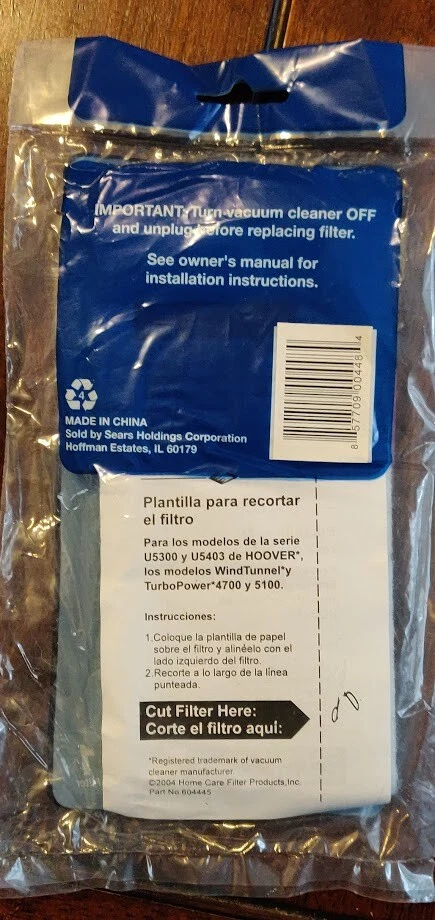 2 Pack Ultra Care designed for HOOVER FINAL FILTER VAC Upright Vacuum Windtunnel - Image 4 of 4