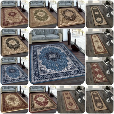 Klassische kleine große traditionelle Teppiche Flur Läufer Schlafzimmer Wohnzimmer Teppich Matte