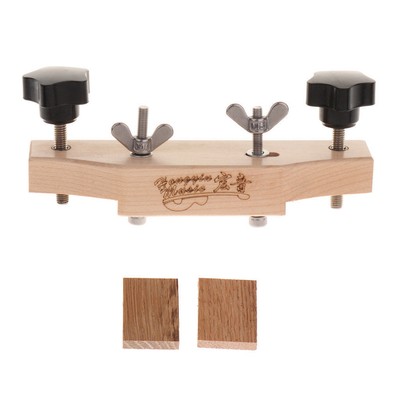 New Practical Maple Stainless Steel Guitar Bridge Clamp Luthier Repair Tools s