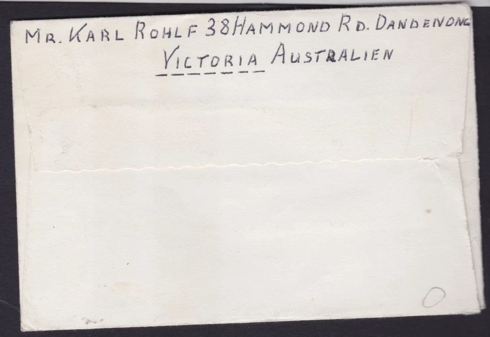 AAT 60c 1973 Total 1973 Multi-Sello + Killer Whale Australia Cubierta a Alemania Foto 3 de 3