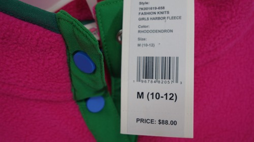 Vineyard Vines Kids Girls Snap Pullover Sweater Size Medium (10-12) - Picture 3 of 8