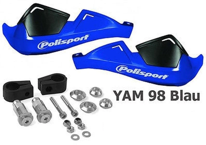 Polisport Evo Protector de Manos Azul para Yamaha Motocross Motox Supermoto Quad - Imagen 2 de 2