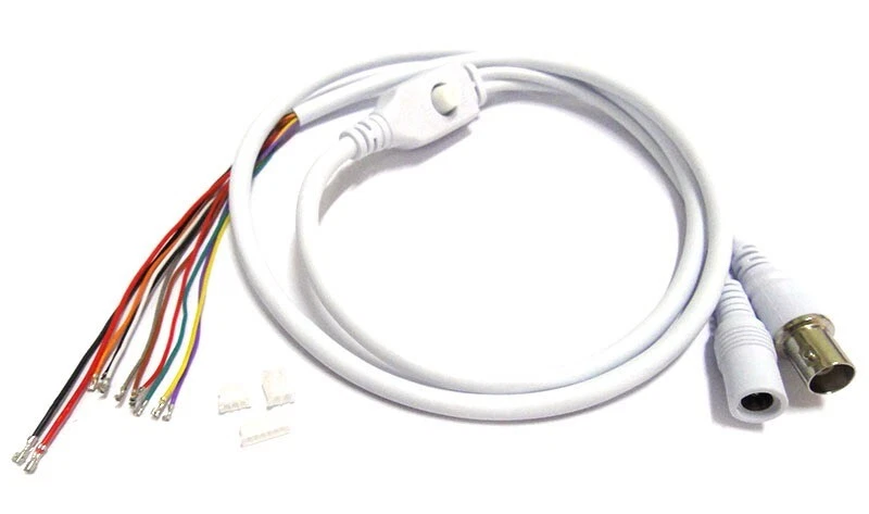 10x BNC Video DC Power OSD Menu 11pin 1.5T Control Pigtail CCTV Camera End Cable - Image 3 of 4