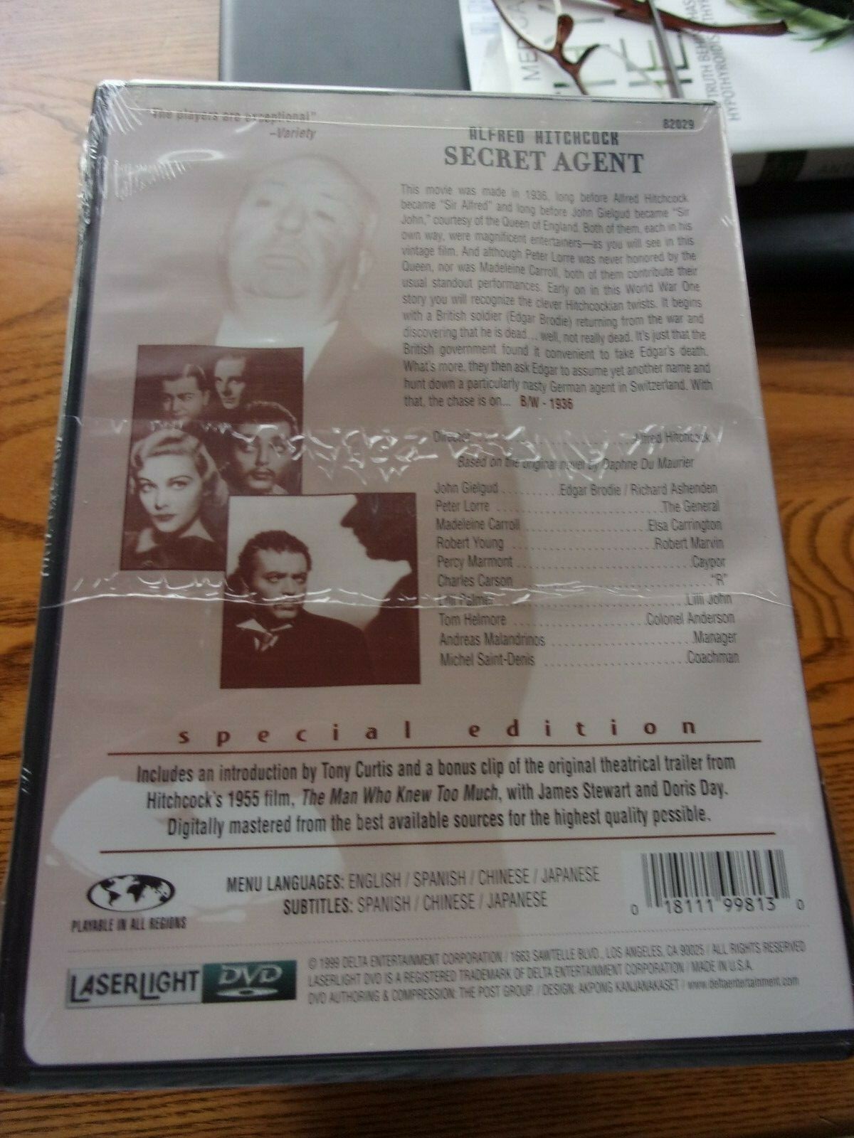 ALFRED HITCHCOCK SECRET AGENT DVD NEW & SEALED!! eBay