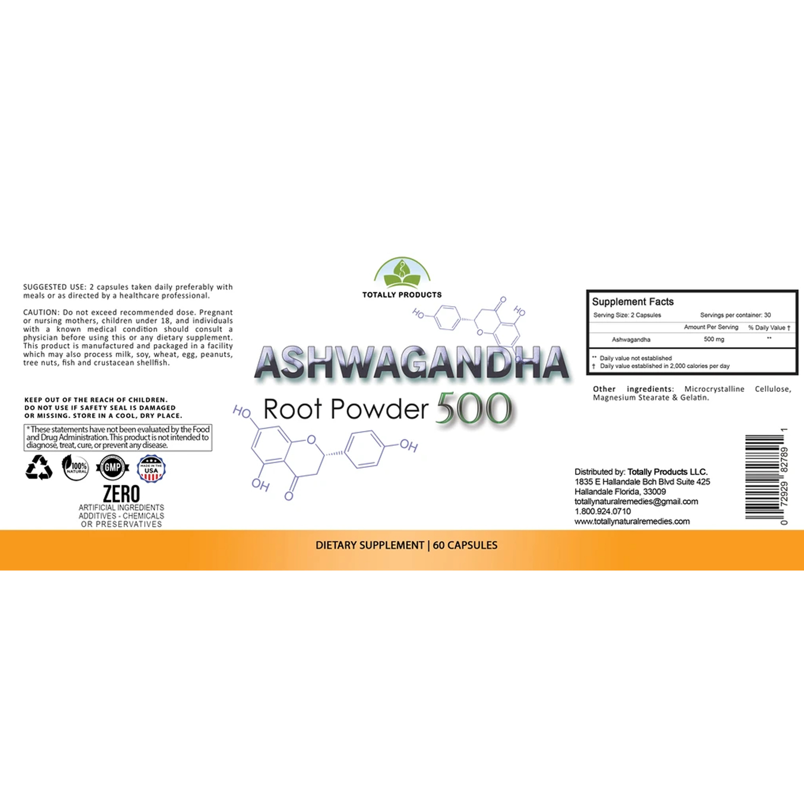 Ashwagandha Root Immune Health Supplements Acai Berry Fat Burn Weight Loss Pills