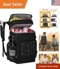 Leakproof 40 Can Insulated Backpack Cooler for Ultimate Outdoor Adventures