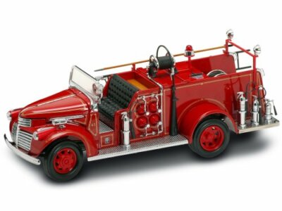 GMC Firetruck 1941 1:24 Alu-Druckguss Modell Yat Ming