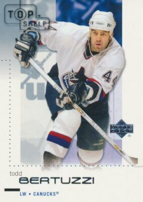 2002-03 UD Top Shelf #85 TODD BERTUZZI - Vancouver Canucks