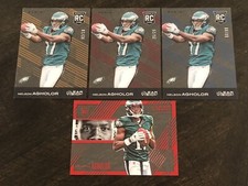 Nelson Agholor 2015 Clear Vision Gold #/10 Red /25 Blue /99 4 Card Rookie Lot SP
