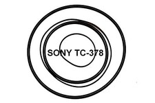 COURROIES SET SONY TC378 MAGNETOPHONE A BANDE EXTRA FORT NEUF DE FABRIQUE TC 378